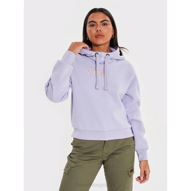 vestir Bench mujer sudadera con capucha emaline 8HRJ106 lila